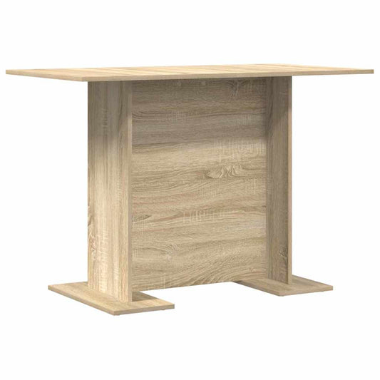 vidaXL Τραπεζαρία Δρύς Sonoma 110 x 60 x 75 cm Επεξεργασμένο ξύλο