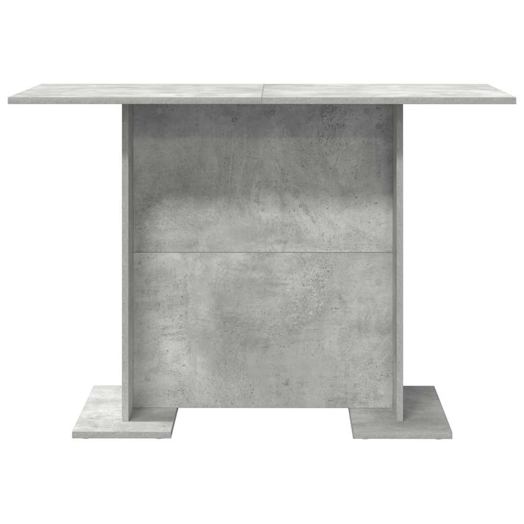 vidaXL Τραπεζαρία Σκυρόδεμα Γκρι 110 x 60 x 75 cm Επεξεργασμένο ξύλο