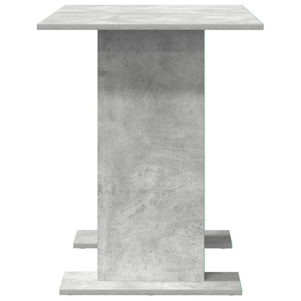 vidaXL Τραπεζαρία Σκυρόδεμα Γκρι 110 x 60 x 75 cm Επεξεργασμένο ξύλο