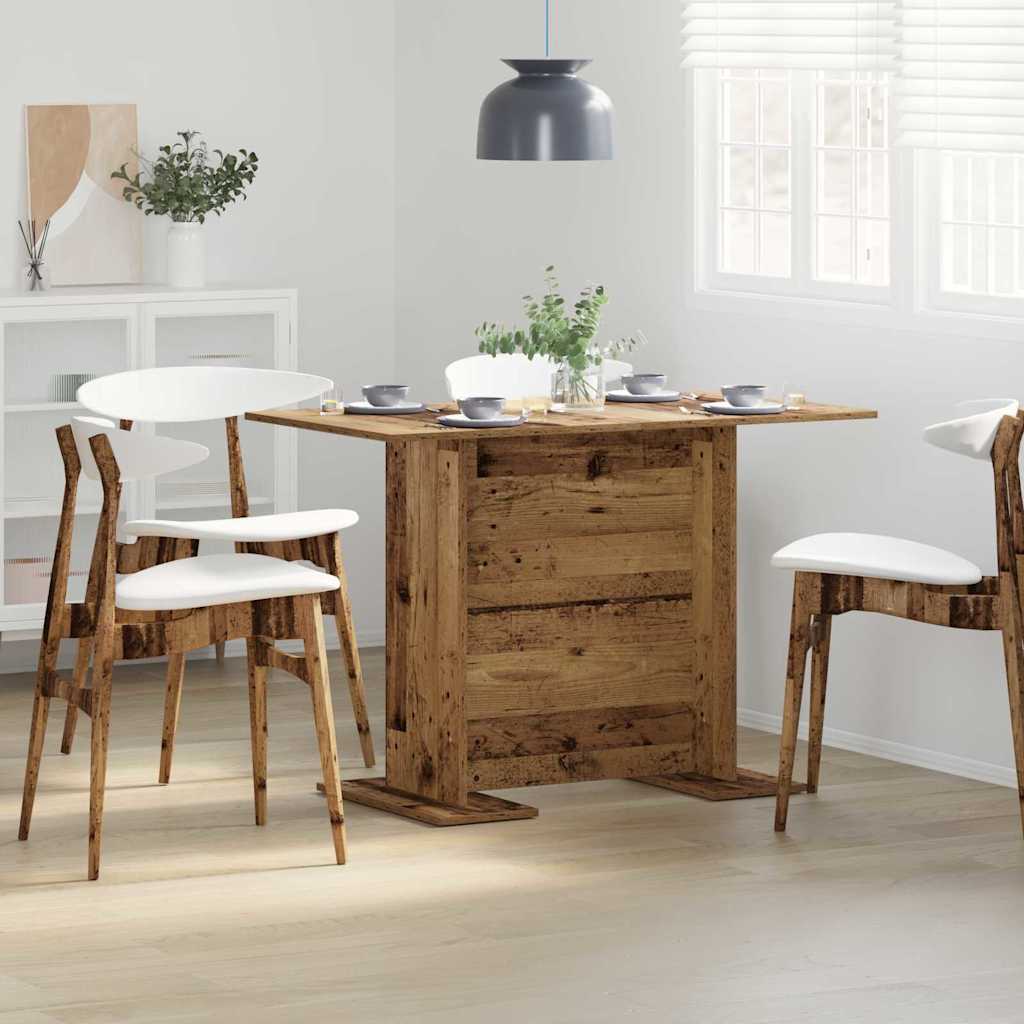 vidaXL Τραπεζαρία Παλιό ξύλο 110 x 60 x 75 cm Επεξεργασμένο ξύλο