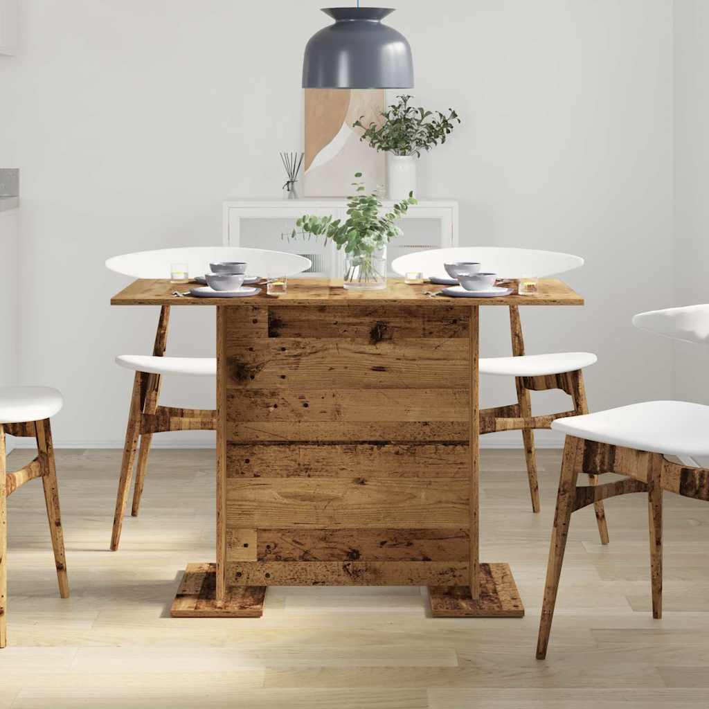 vidaXL Τραπεζαρία Παλιό ξύλο 110 x 60 x 75 cm Επεξεργασμένο ξύλο