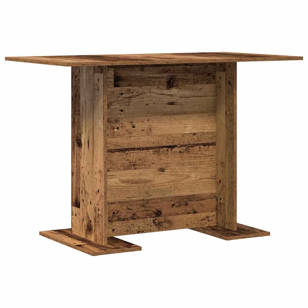 vidaXL Τραπεζαρία Παλιό ξύλο 110 x 60 x 75 cm Επεξεργασμένο ξύλο