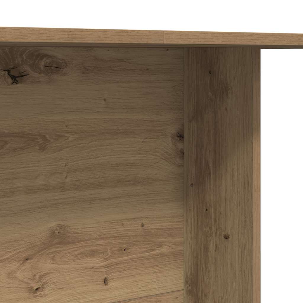 vidaXL Τραπεζαρία artisan δρυς 110 x 60 x 75 cm Επεξεργασμένο ξύλο