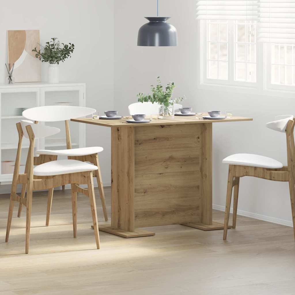 vidaXL Τραπεζαρία artisan δρυς 110 x 60 x 75 cm Επεξεργασμένο ξύλο