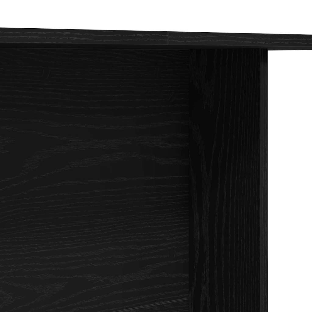 vidaXL Τραπεζαρία Μαύρη δρυς 110 x 60 x 75 cm Επεξεργασμένο ξύλο