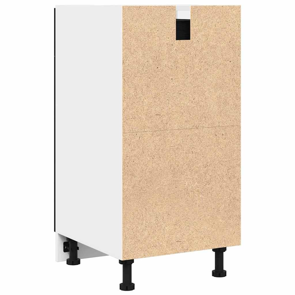 vidaXL Συρταριέρα Κάτω Ντουλάπα με ράφι Μαύρη δρυς 40 x 46 x 81.5 εκ