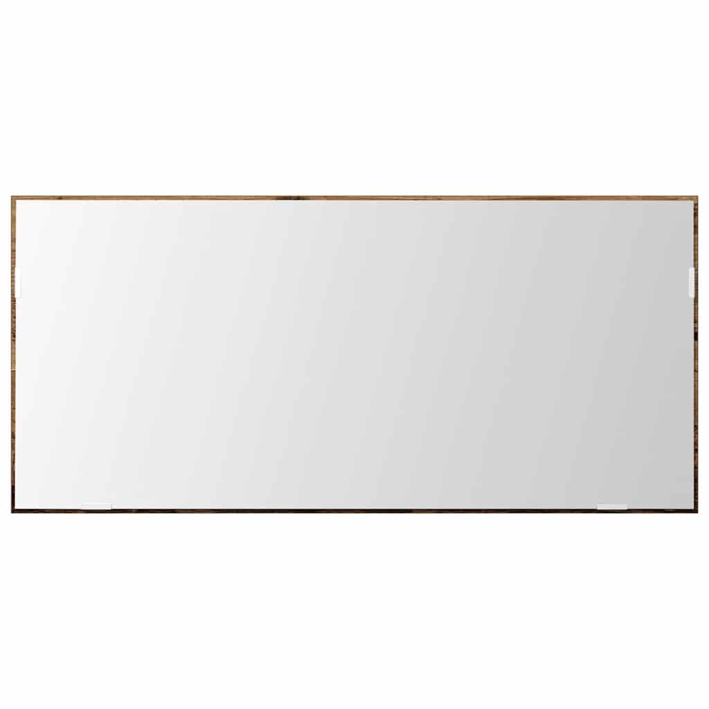 vidaXL Καθρέφτης Μπάνιου με φώτα καθρέφτη Παλαιό ξύλο 80 x 8.5 x 37 εκ