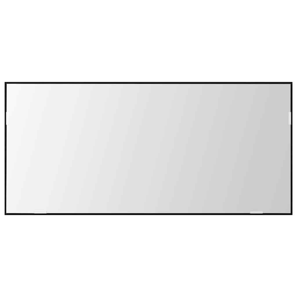 vidaXL Καθρέφτης Μπάνιου με φώτα καθρέφτη Μαύρη δρυς 80 x 8.5 x 37 εκ