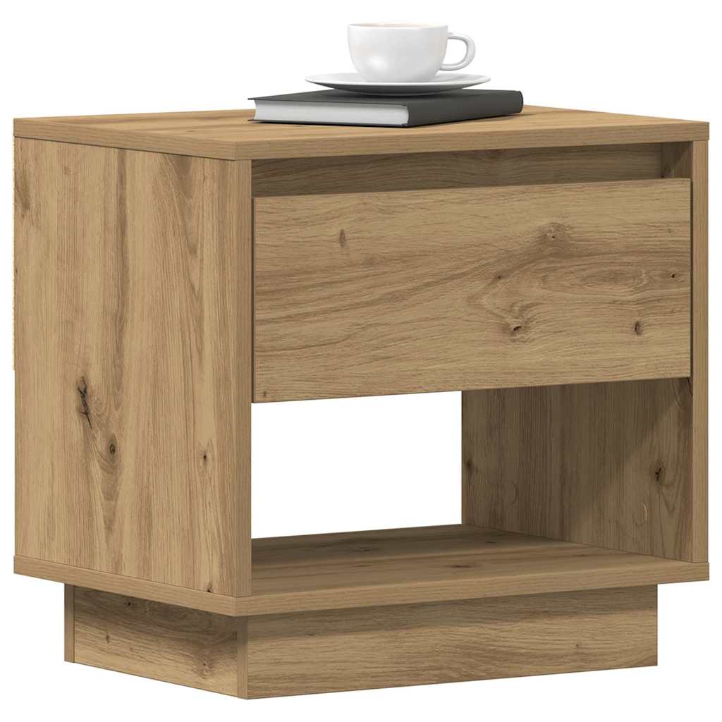 vidaXL Κομοδίνο Artisan Oak 45 x 34 x 44 εκ Επεξεργασμένο ξύλο