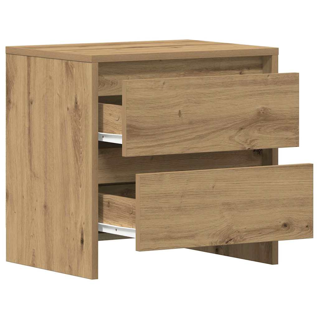 vidaXL Κομοδίνο Artisan Oak 45 x 34 x 44,5 εκ Επεξεργασμένο ξύλο