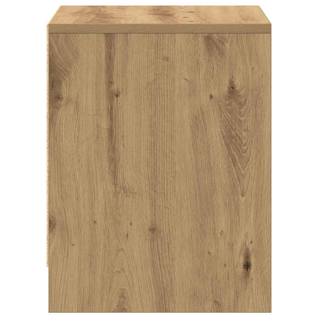 vidaXL Κομοδίνο 2 pcs Artisan Oak 45 x 34 x 44,5 εκ Επεξεργασμένο ξύλο