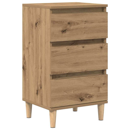 vidaXL Κομοδίνο Artisan Oak 40 x 35 x 70 εκ. Επεξεργασμένο ξύλο