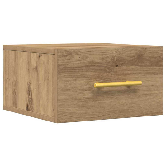 vidaXL Κομοδίνο artisan δρυς 35 x 35 x 20 εκ Επεξεργασμένο ξύλο