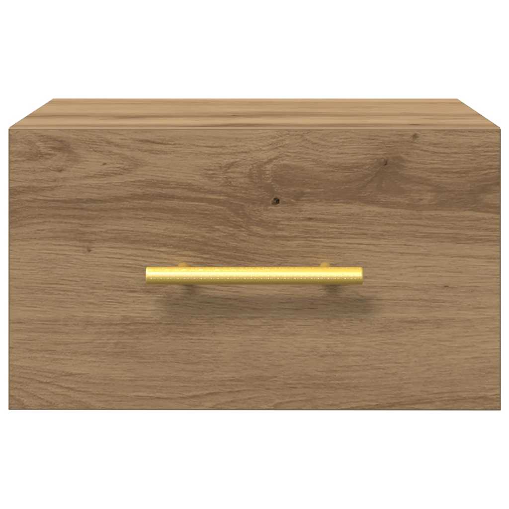 vidaXL Κομοδίνο 2 pcs artisan δρυς 35 x 35 x 20 εκ Επεξεργασμένο ξύλο