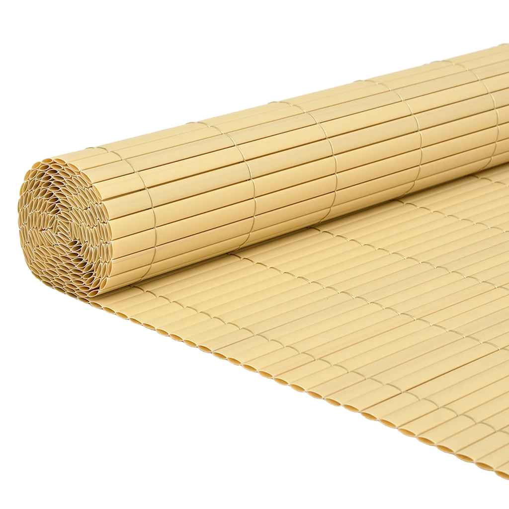 vidaXL Φράχτης Κήπου Διπλής Όψης Κίτρινος 1,8x3 μ. PVC