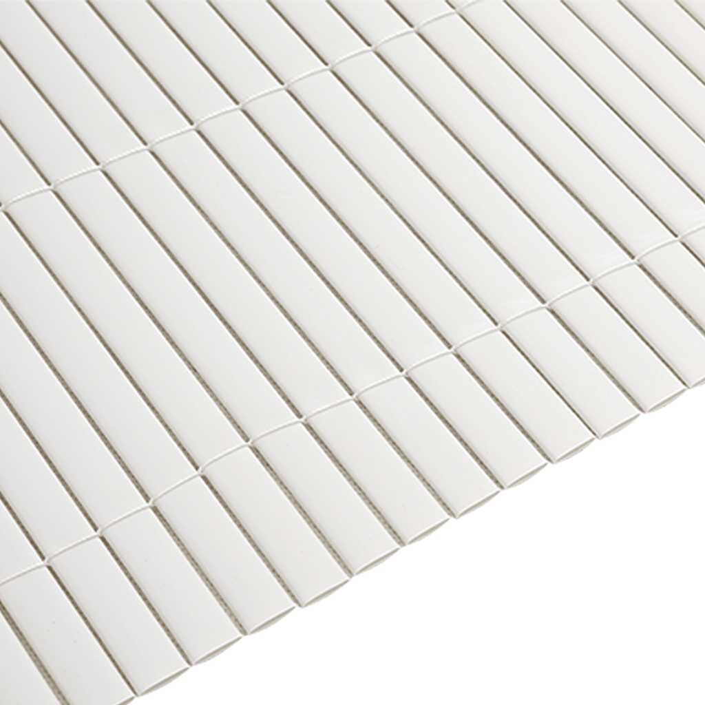 vidaXL Φράχτης Κήπου Διπλής Όψης Λευκός 1,8x5 μ. PVC