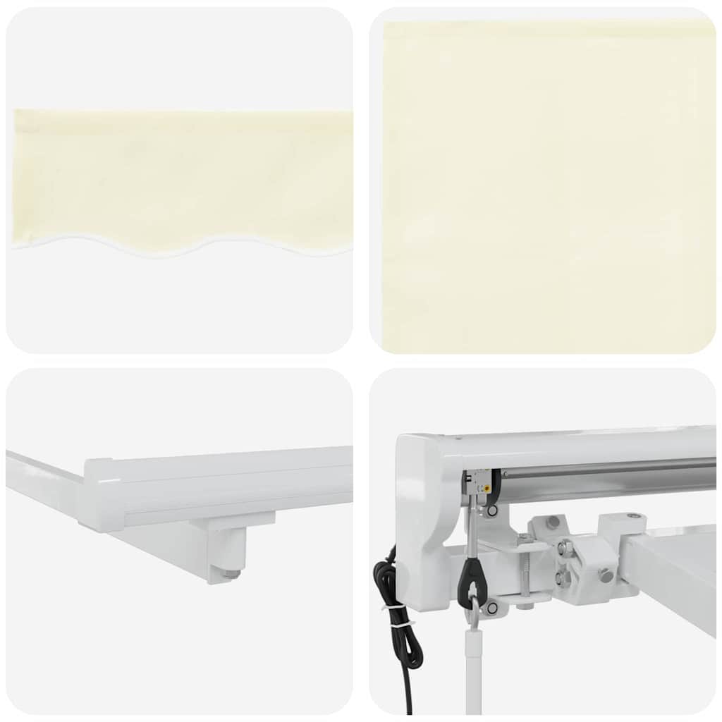 vidaXL Σκηνίτσα Αναδιπλούμενη Κρεμ 250 x 200 cm Αλουμίνιο και Ύφασμα