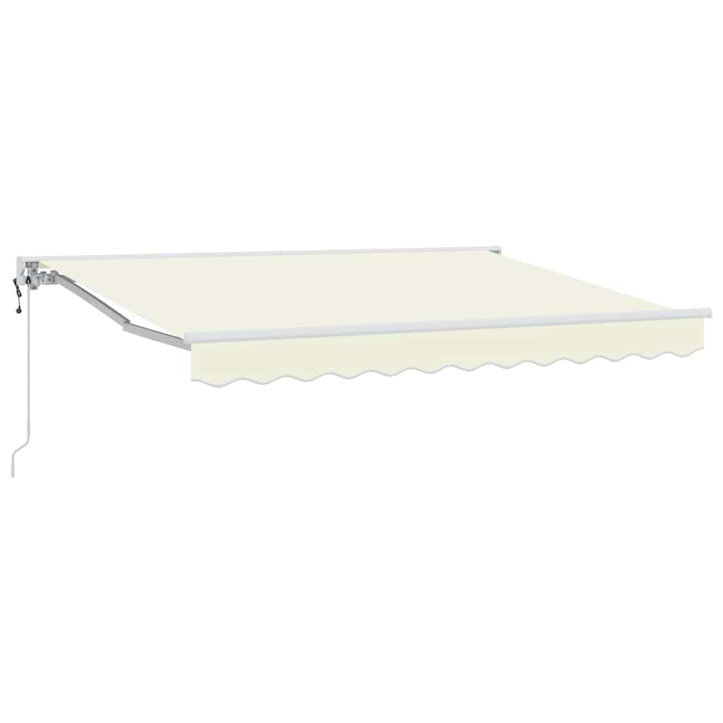 vidaXL Σκηνίτσα Αναδιπλούμενη Κρεμ 250 x 200 cm Αλουμίνιο και Ύφασμα