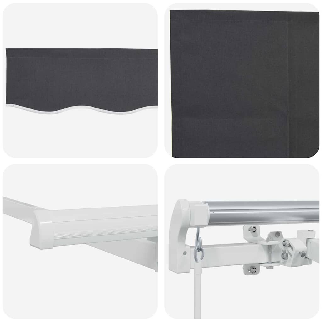 vidaXL Σκηνίτσα Αναδιπλούμενη Ανθρακί 250 x 200 cm ύφασμα