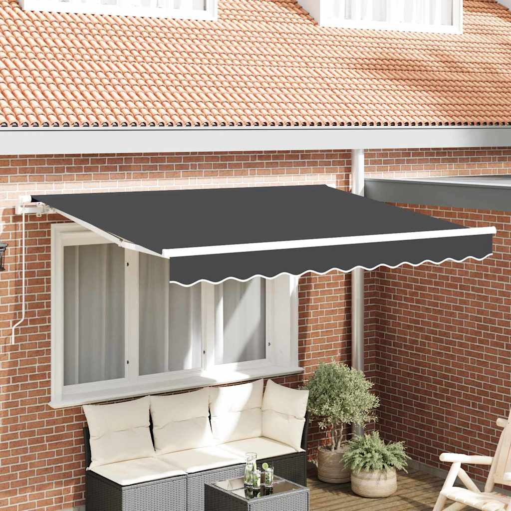 vidaXL Σκηνίτσα Αναδιπλούμενη Ανθρακί 250 x 200 cm ύφασμα