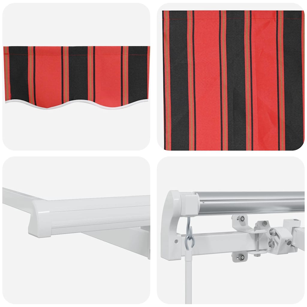 vidaXL Αναδιπλούμενη τέντα Πορτοκαλί 250 x 200 cm ύφασμα