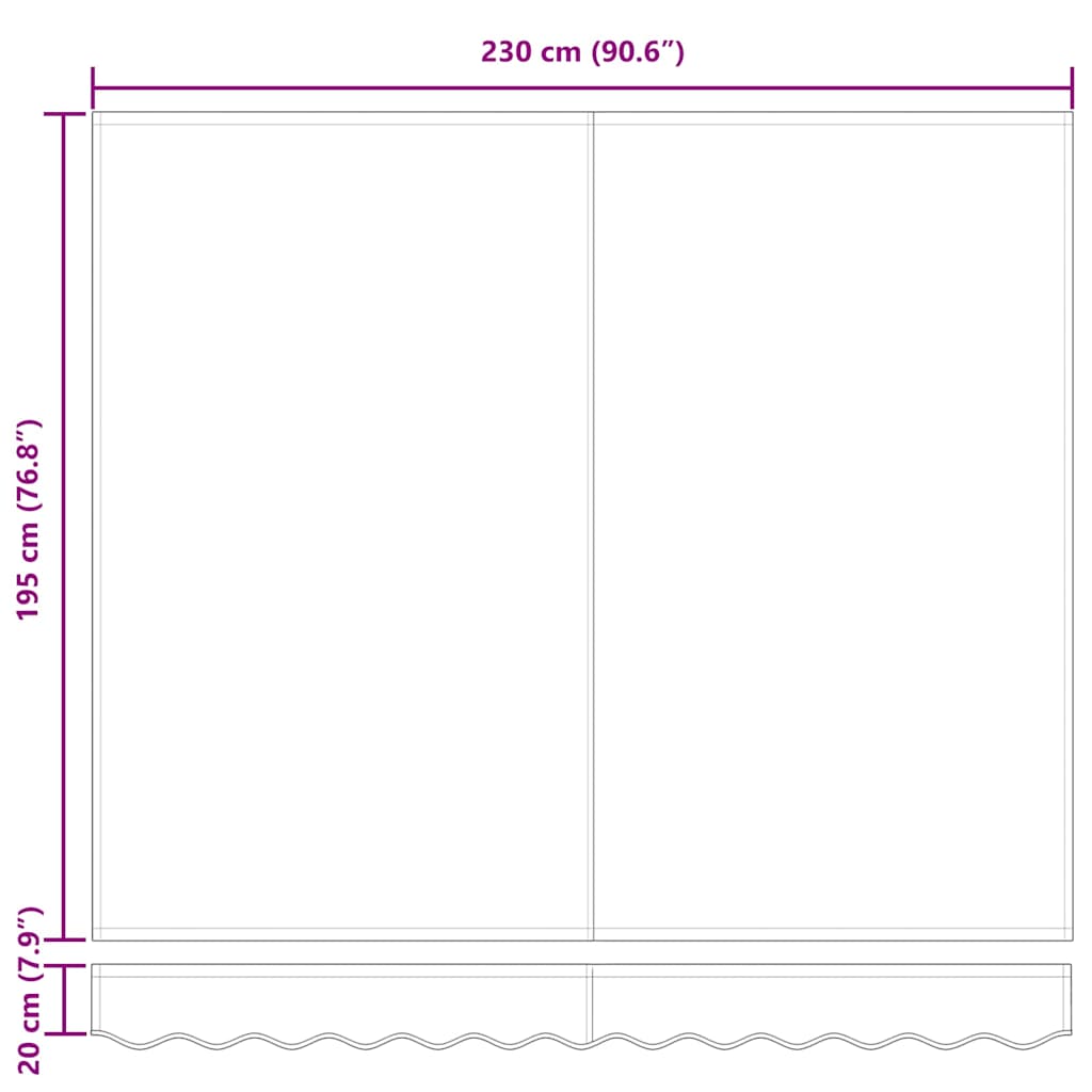vidaXL Σκηνίτσα Αναδιπλούμενη Ανθρακί 250 x 200 cm ύφασμα