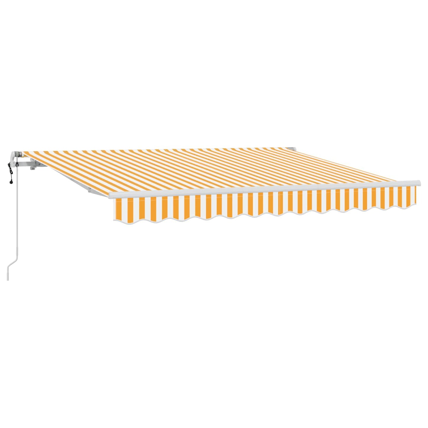 vidaXL Αναδιπλούμενη τέντα Κίτρινο 300 x 200 cm ύφασμα