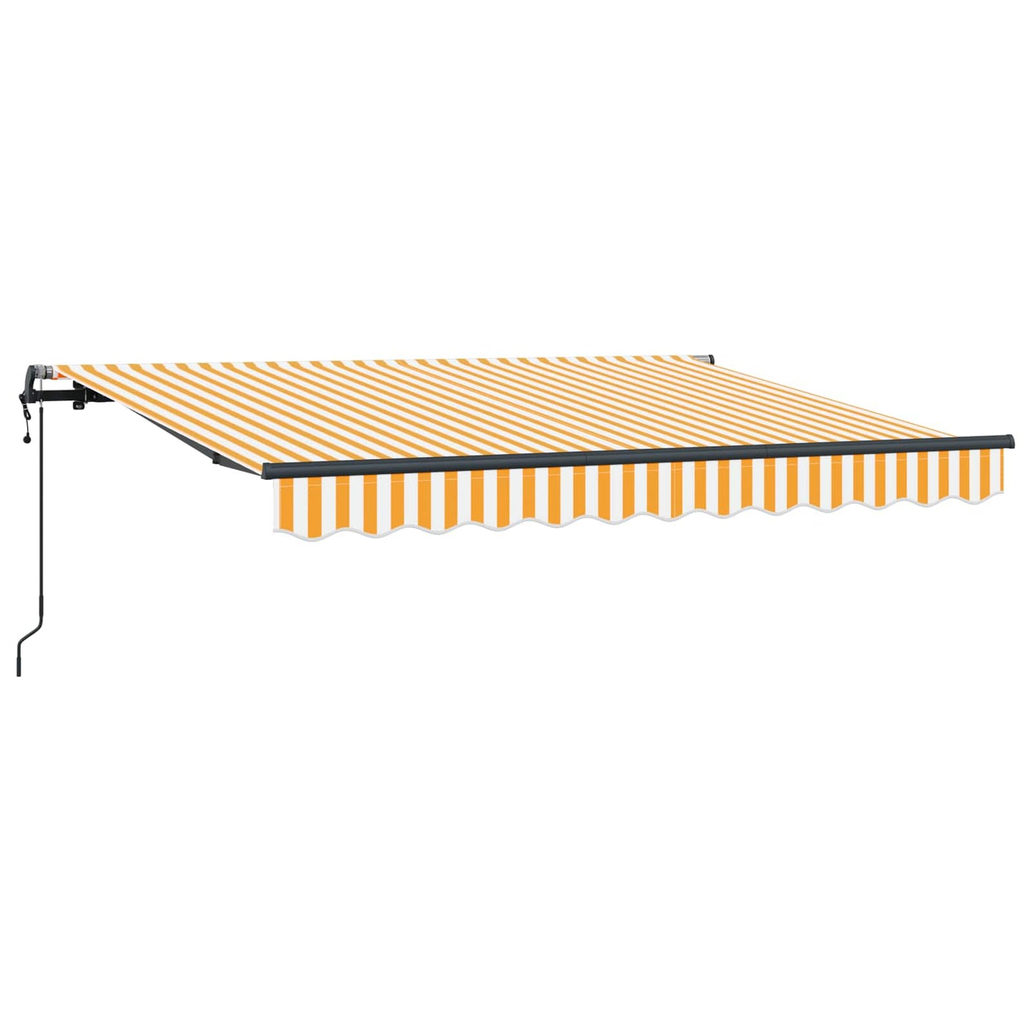 vidaXL Αναδιπλούμενη τέντα Κίτρινο 300 x 200 cm ύφασμα