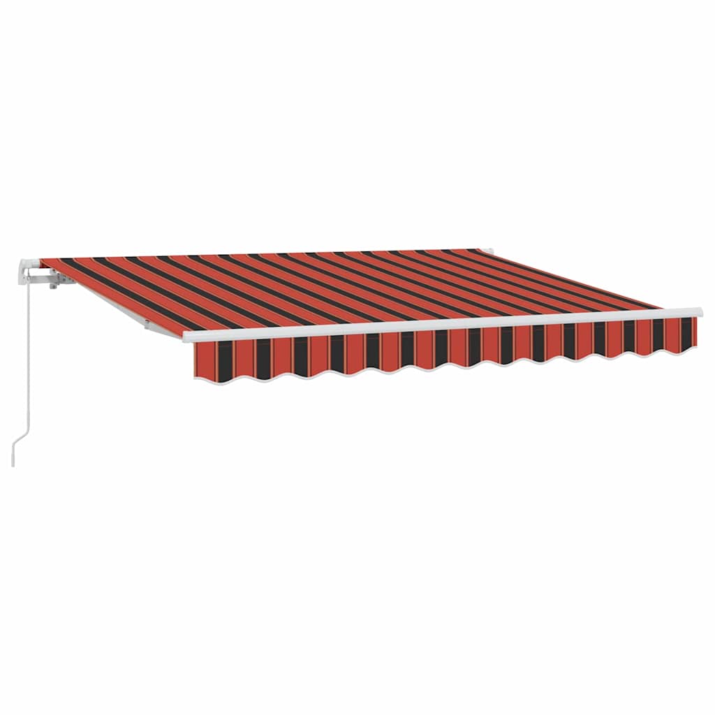 vidaXL Αναδιπλούμενη τέντα Πορτοκαλί 300 x 200 cm ύφασμα