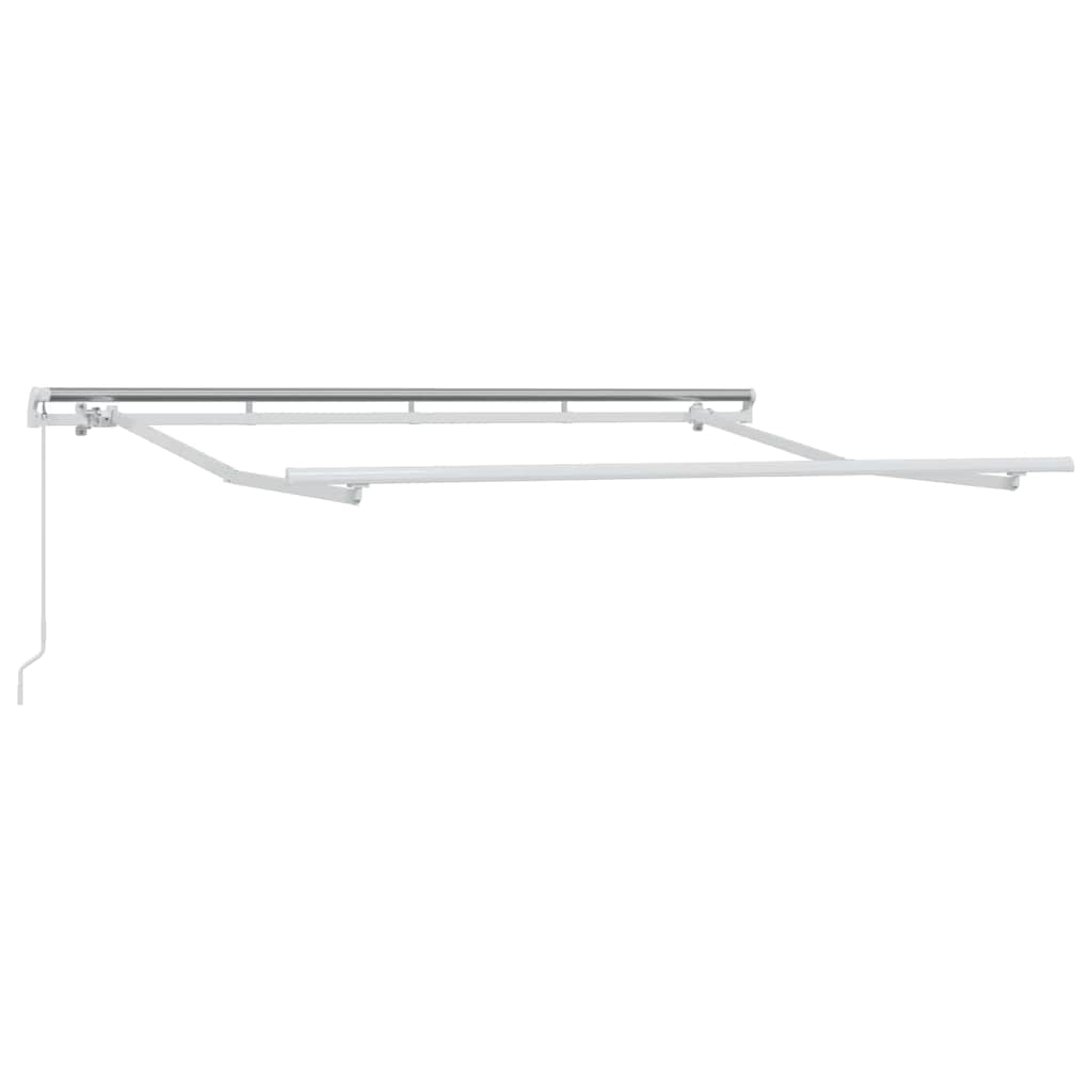 vidaXL Αναδιπλούμενη τέντα Πορτοκαλί 300 x 200 cm ύφασμα