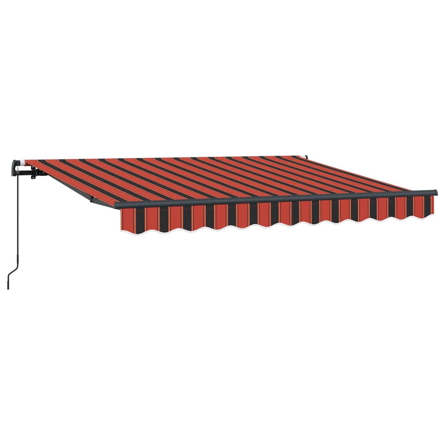 vidaXL Αναδιπλούμενη τέντα Πορτοκαλί 300 x 200 cm ύφασμα