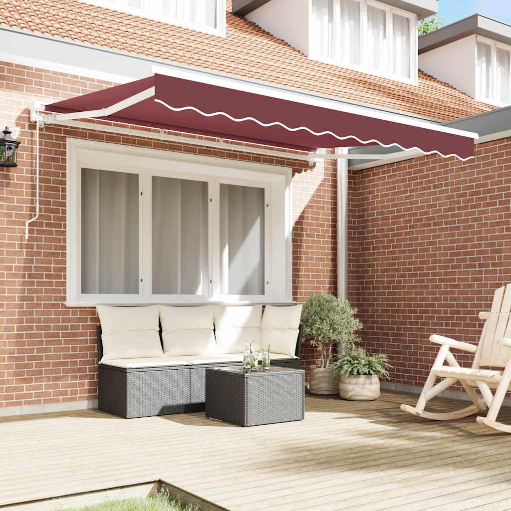 vidaXL Σκελετός Τέντας Μπορντό 300 x 200 cm