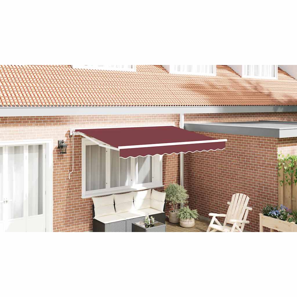 vidaXL Σκελετός Τέντας Μπορντό 300 x 200 cm