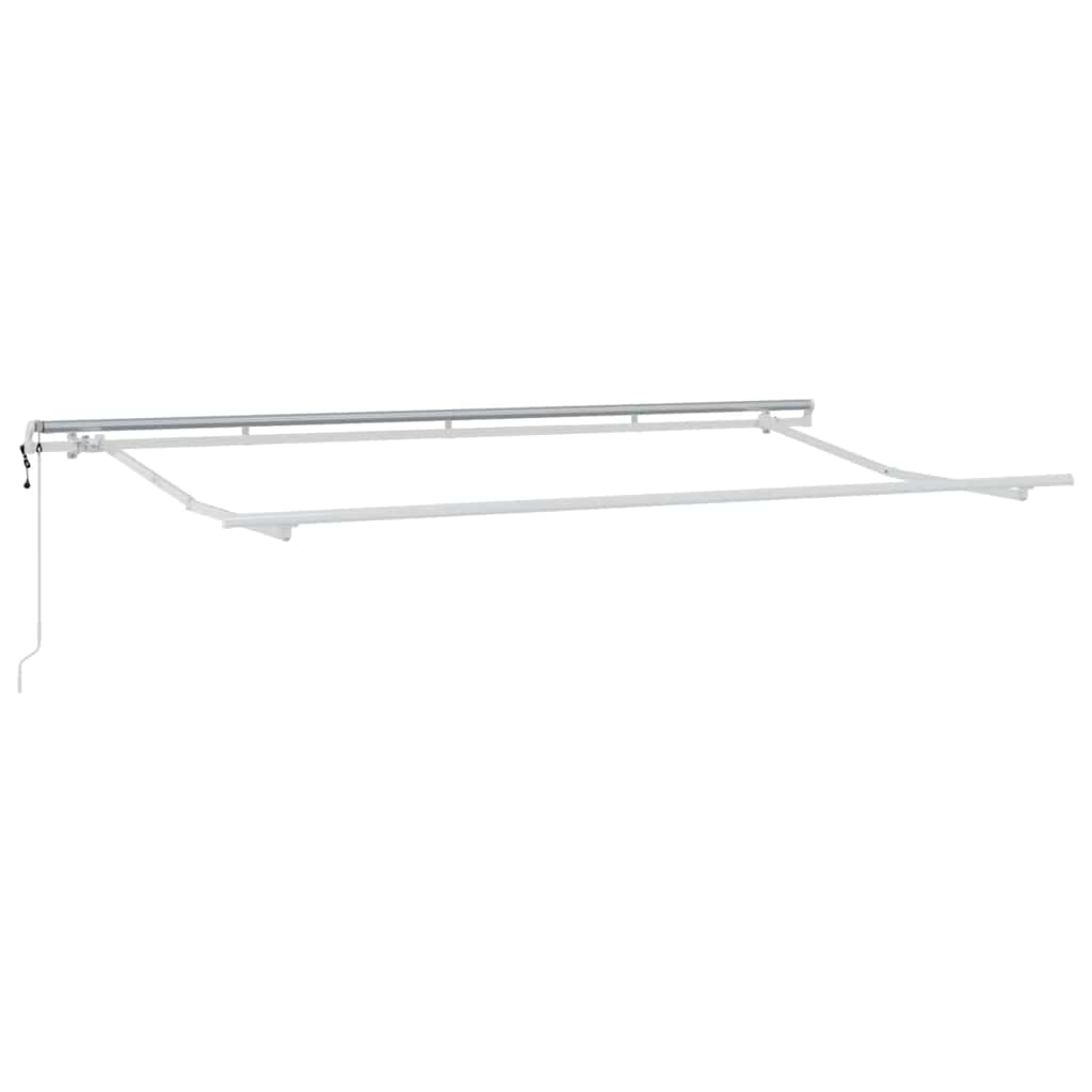 vidaXL Αναδιπλούμενη τέντα Κρεμ 350 x 200 cm ύφασμα