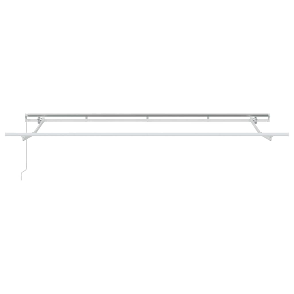 vidaXL Κατενάντα με Ρολό Κρεμ 350 x 200 x 120 εκ Ύφασμα και Μέταλλο