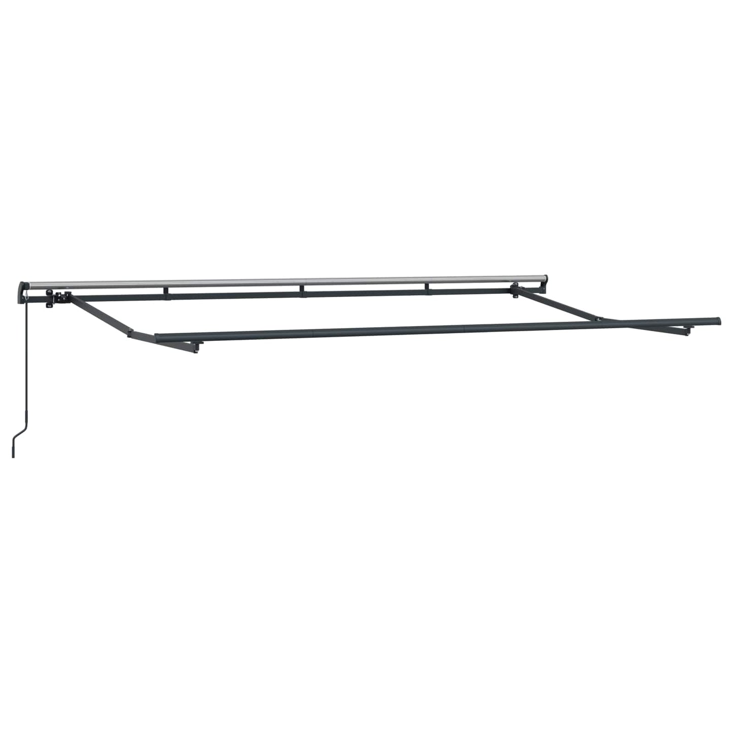 vidaXL Αναδιπλούμενη τέντα Κρεμ 350 x 200 cm Πολυεστέρας και Αλουμίνιο