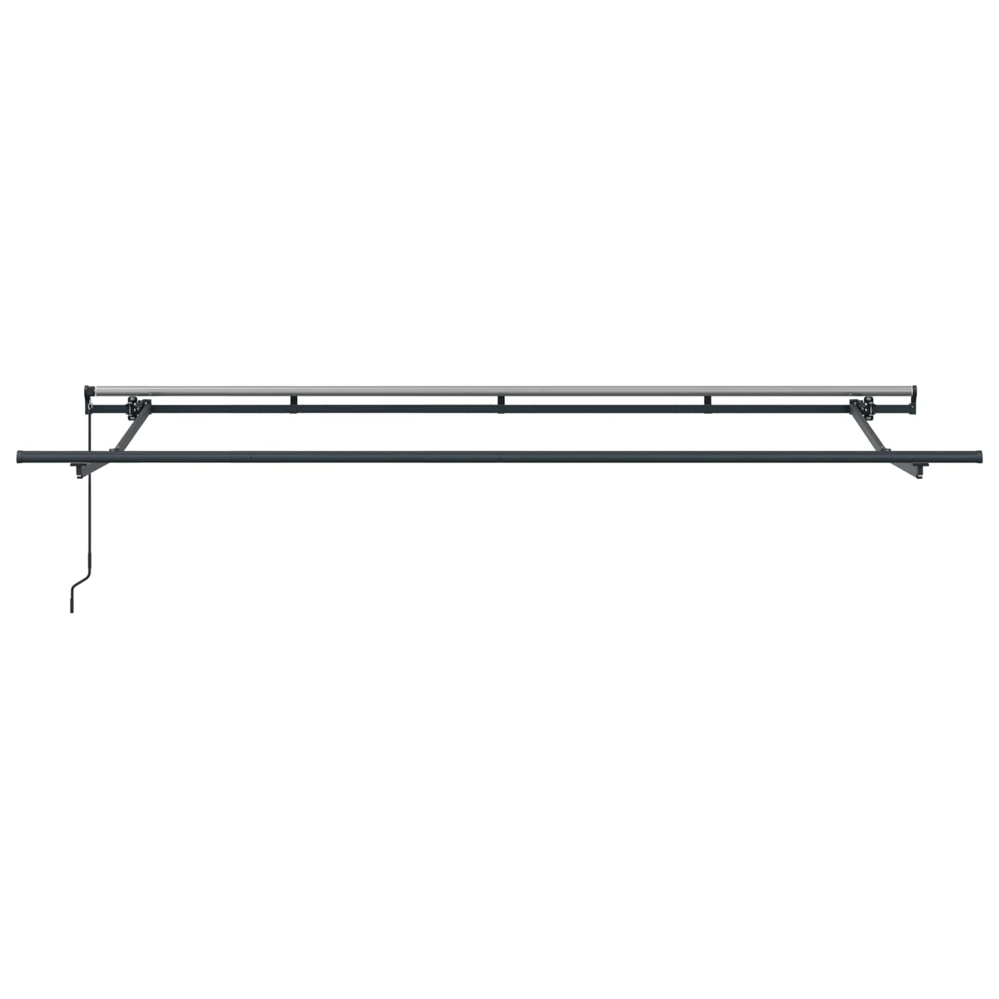 vidaXL Αναδιπλούμενη τέντα Κρεμ 350 x 200 cm Πολυεστέρας και Αλουμίνιο