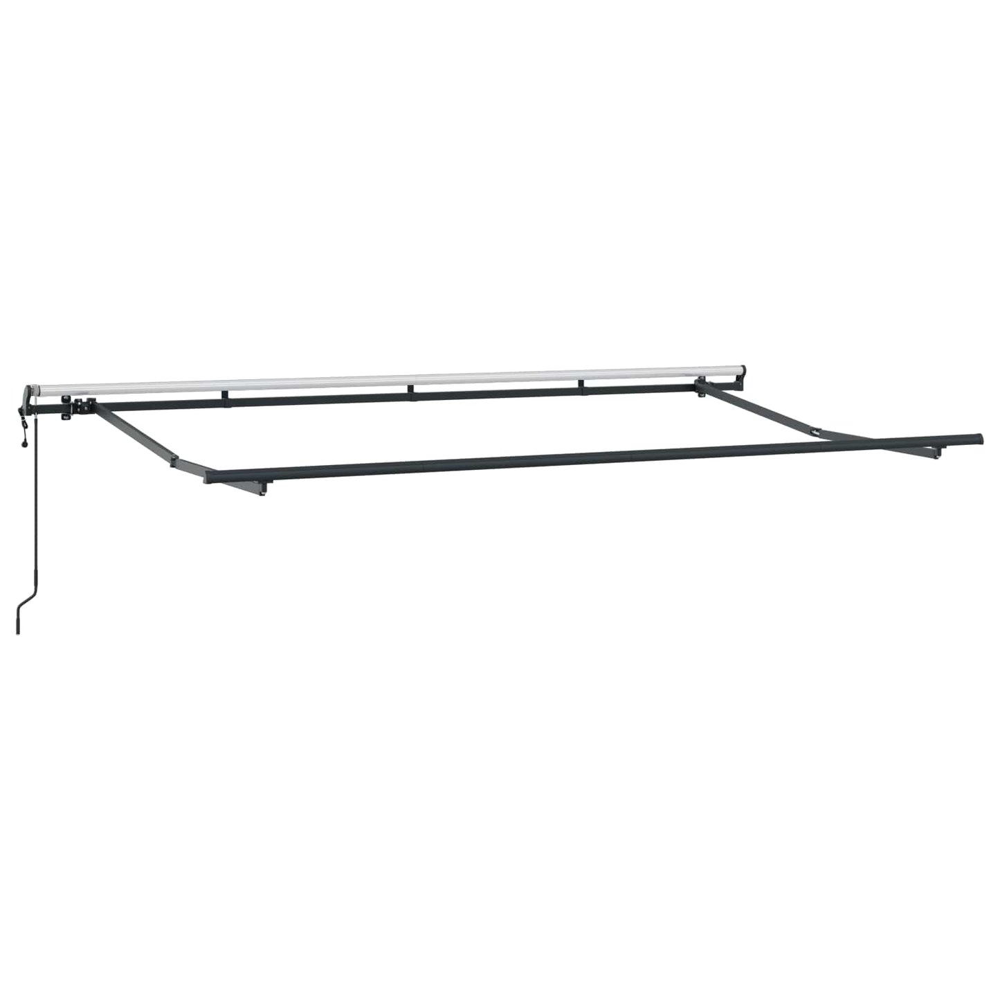 vidaXL Αναδιπλούμενη τέντα Κρεμ 350 x 200 cm Πολυεστέρας και Αλουμίνιο
