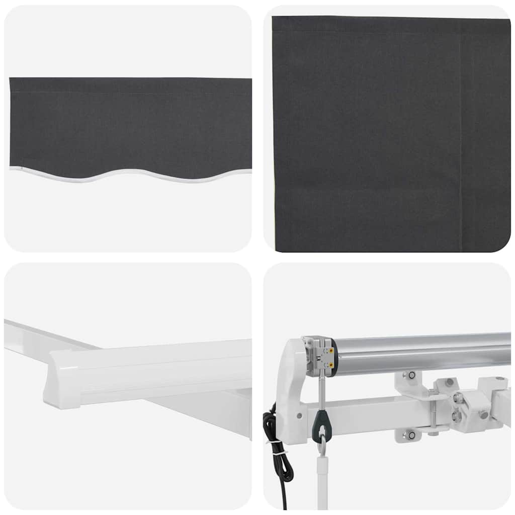 vidaXL Σκηνίτσα Αναδιπλούμενη Ανθρακί 350 x 200 cm