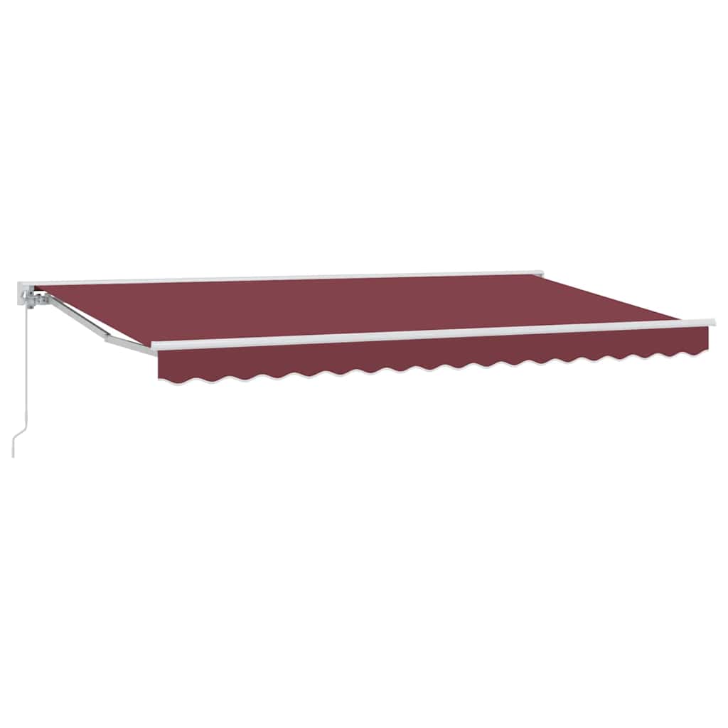 vidaXL Σκελετός Τέντας Μπορντό 350 x 200 cm