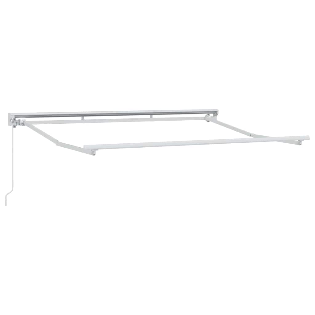 vidaXL Σκελετός Τέντας Καφέ 350 x 200 cm Πολυεστέρας με Επικάλυψη PU