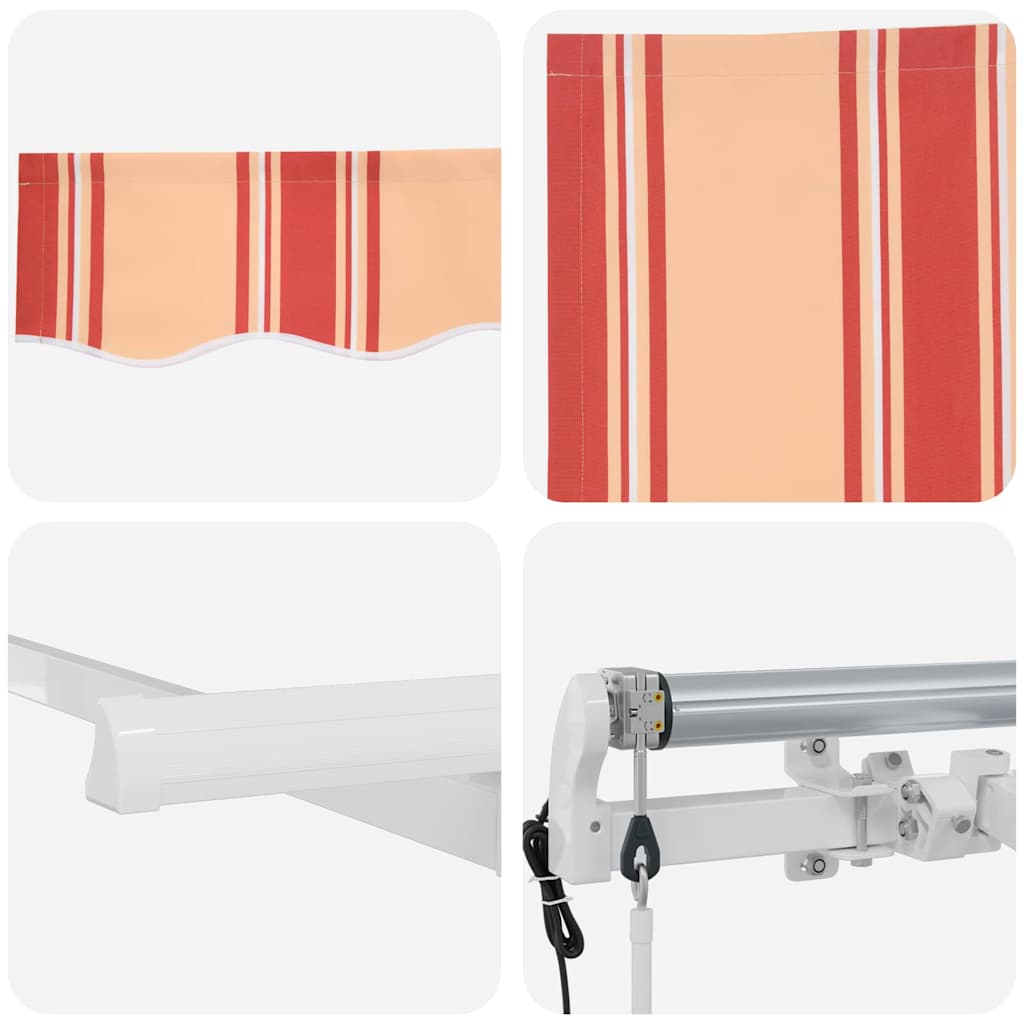 vidaXL Σκηνίτσα Αναδιπλούμενη Κίτρινο 350 x 200 cm ύφασμα