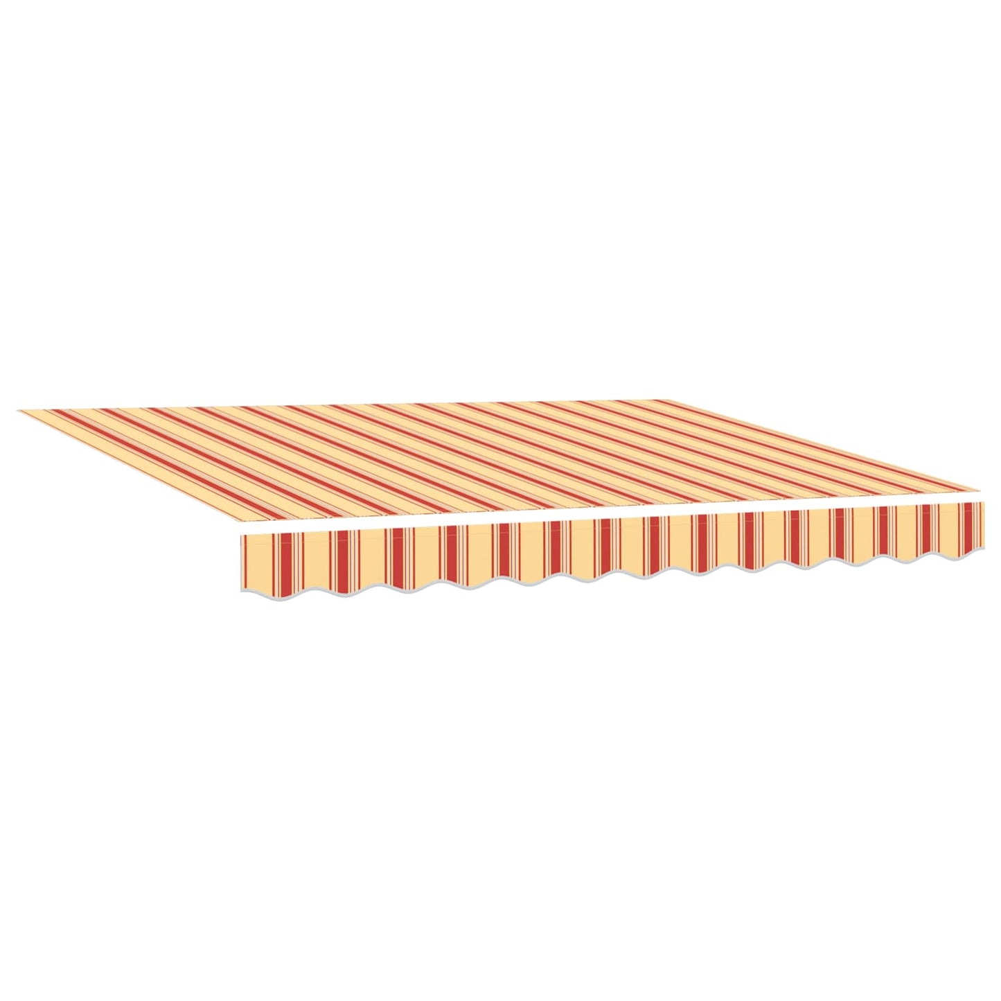 vidaXL Αναδιπλούμενη τέντα Κίτρινο 350 x 200 cm ύφασμα