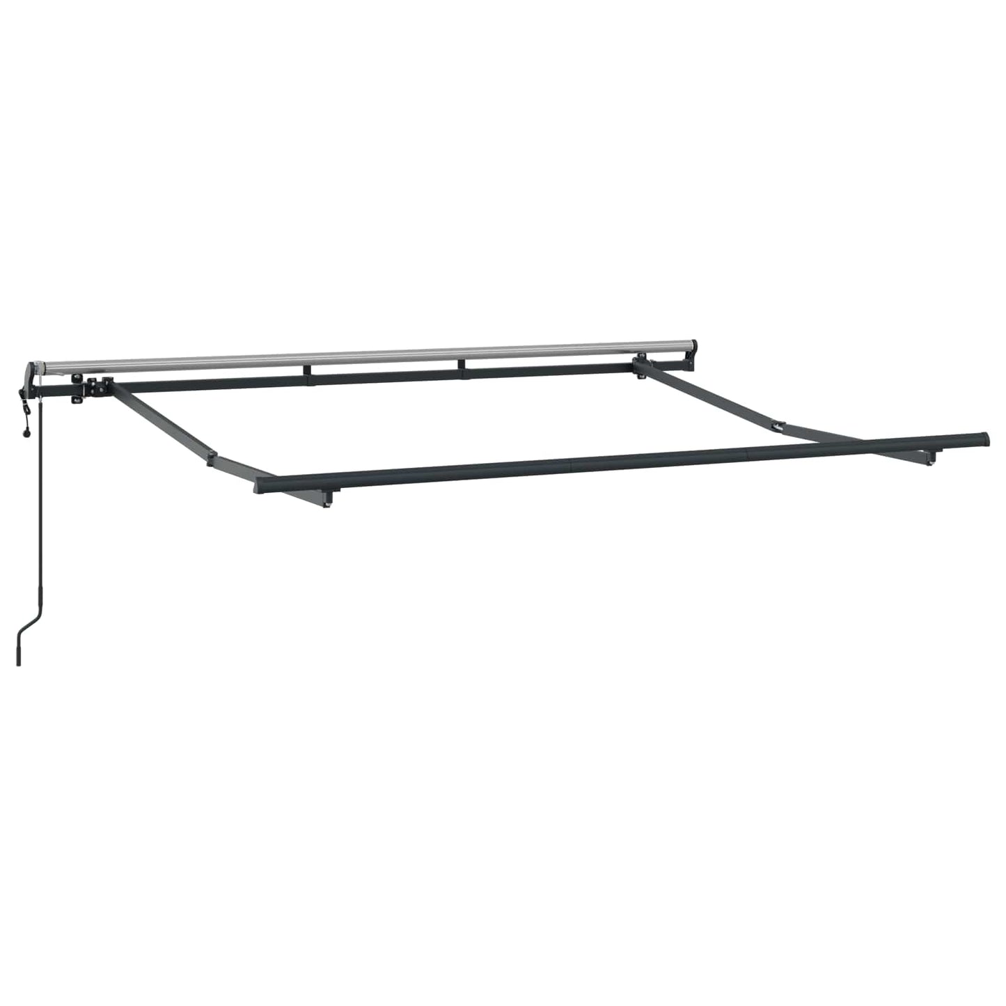 vidaXL Αναδιπλούμενη τέντα Κίτρινο 350 x 200 cm ύφασμα