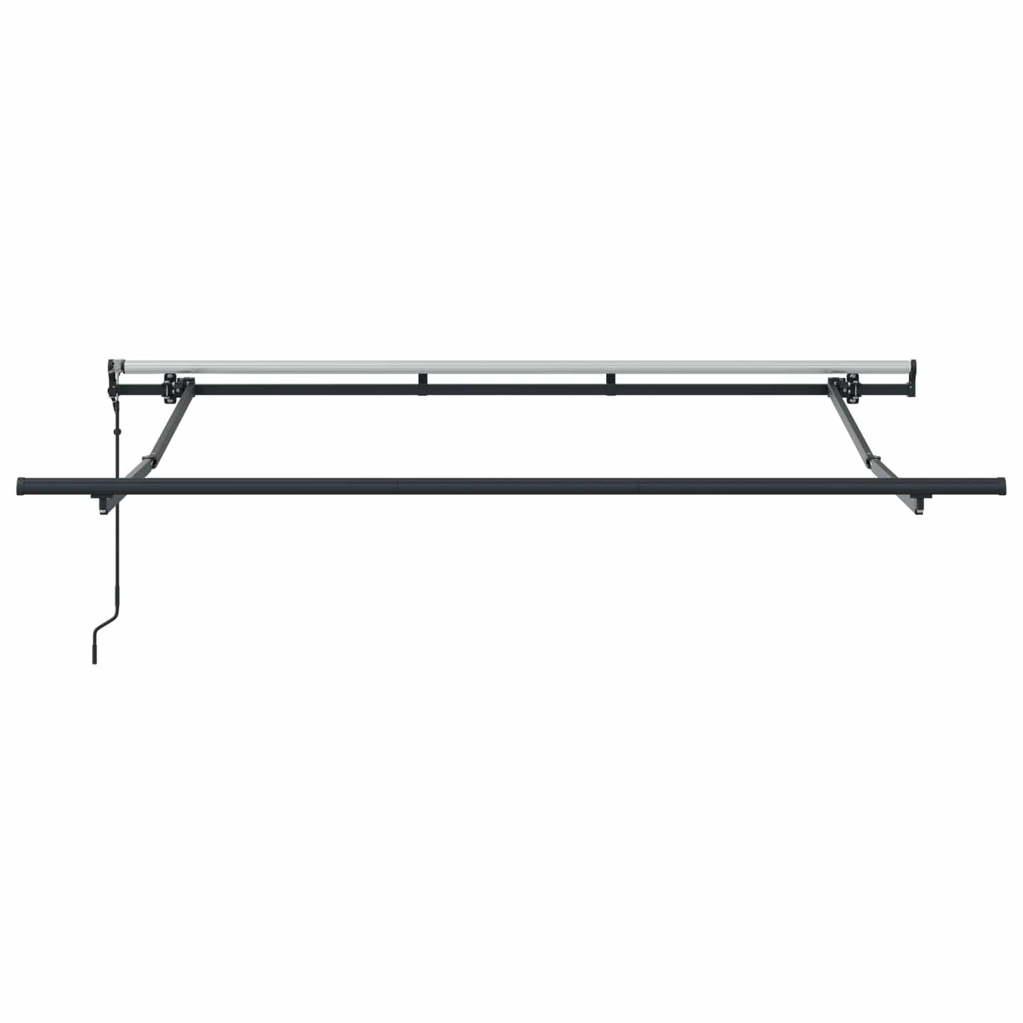 vidaXL Αναδιπλούμενη τέντα Κίτρινο 350 x 200 cm ύφασμα
