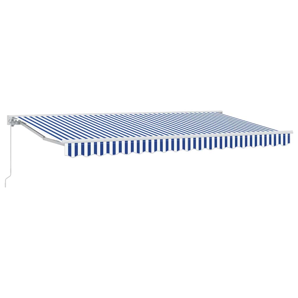 vidaXL Σκελετός Τέντας Μπλε και άσπρο 400 x 200 cm