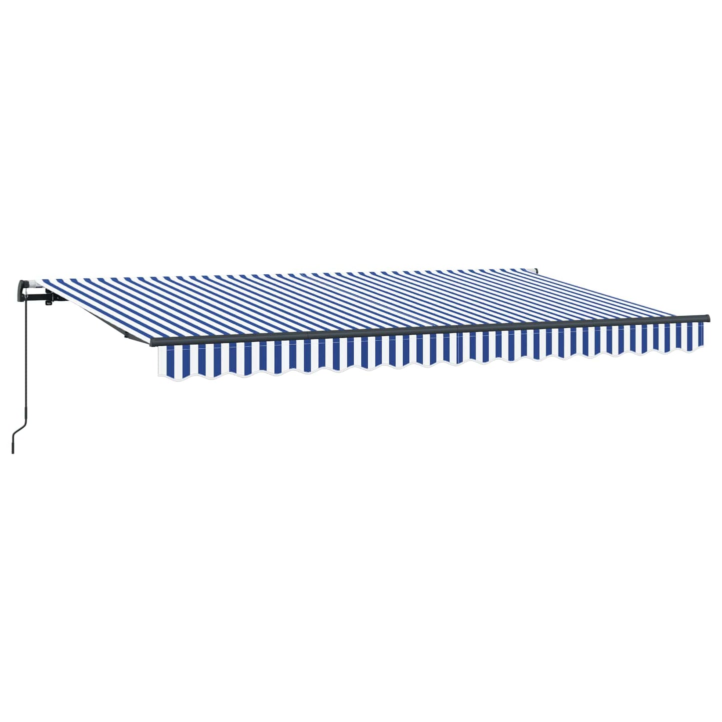 vidaXL Αναδιπλούμενη τέντα Μπλε 400 x 200 cm ύφασμα