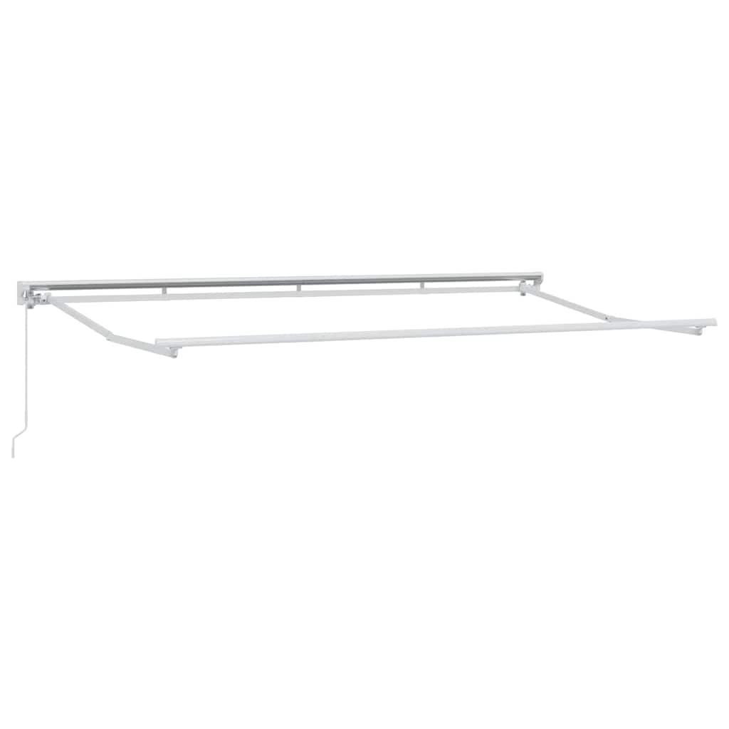 vidaXL Αναδιπλούμενη τέντα Μπλε και άσπρο 400 x 200 cm