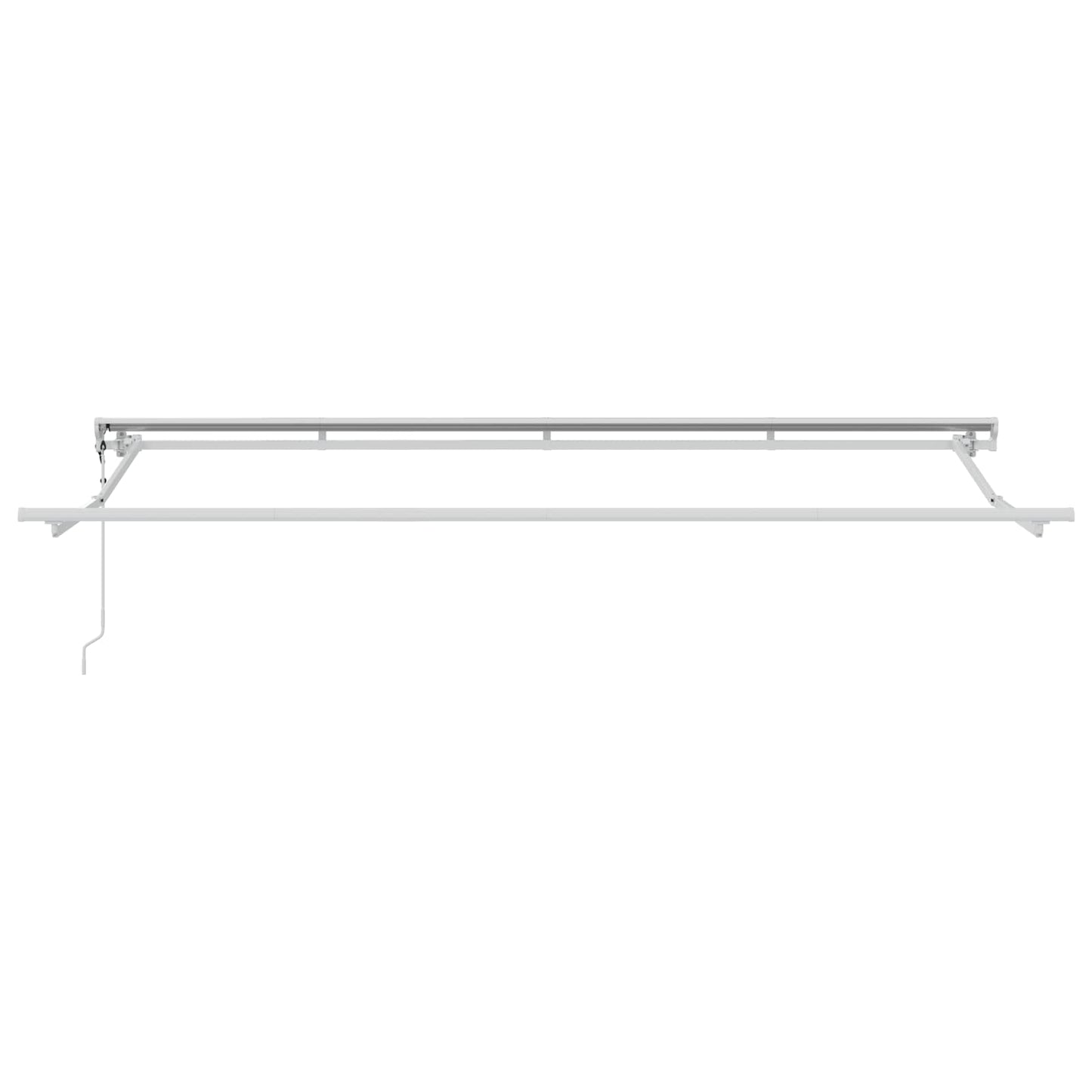 vidaXL Αναδιπλούμενη τέντα Ανθρακί 400 x 200 cm