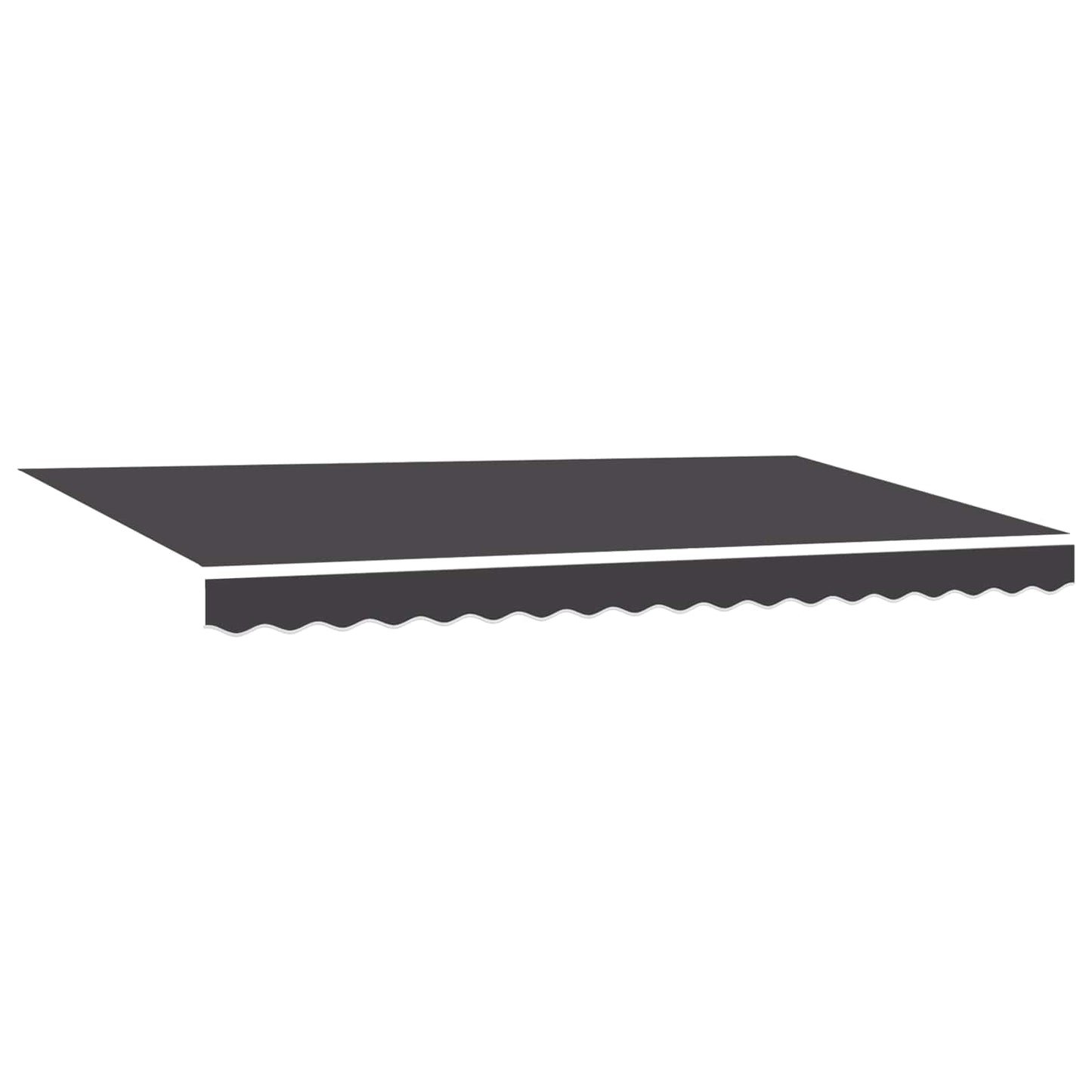vidaXL Αναδιπλούμενη τέντα Ανθρακί 400 x 200 cm
